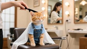 Бабушка-кошка расстроена разбитой керамической вазой😿 — Рыжий котенок и мама-кошка дела