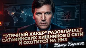 😈 Такер Карлсон | «Они среди нас»: Этический хакер показал как находит сатанинских педофилов
