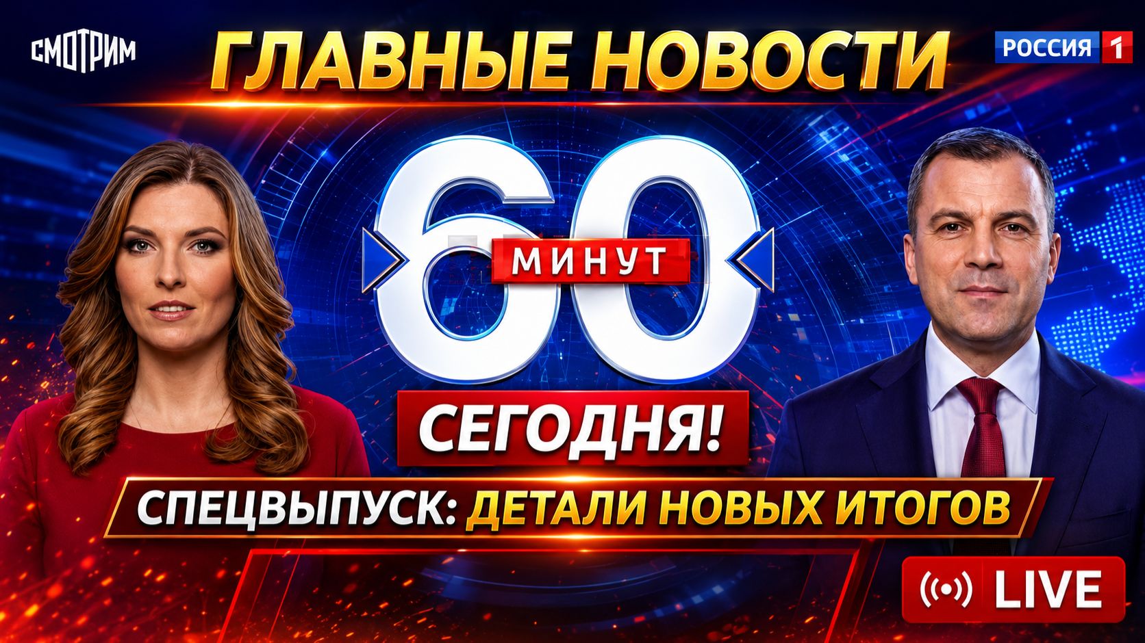 60 минут выпуск от 29.05.2026 — Главные Новости. Новости Сегодня. Главные События Дня смотреть онлайн