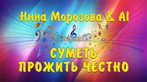 СУМЕТЬ ПРОЖИТЬ ЧЕСТНО - Нина Морозова & AI