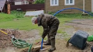 Абиссинская скважина в деревне железных вод.