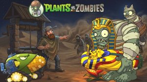 Зомби против растений Plants vs Zombies ПвЗ Растения против Зомби-2 PvZ Fusion Битва прохождение