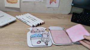 •Обзор на домик котёнка Миссы| •рисую одежду для Мисы• 🌷