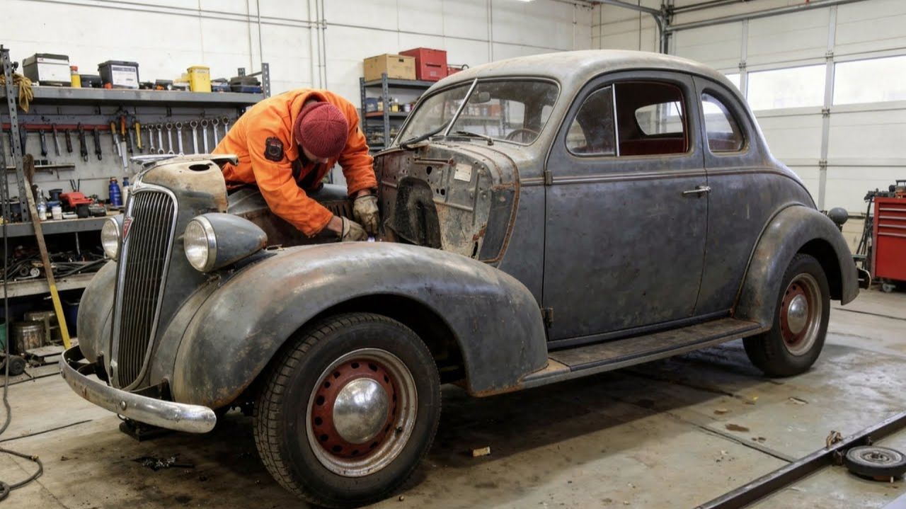 Из Ржавой Рухляди в КЛАССИЧЕСКОЕ Шоу-Авто Понтиак 1938 Сборка от @HalfassKustoms