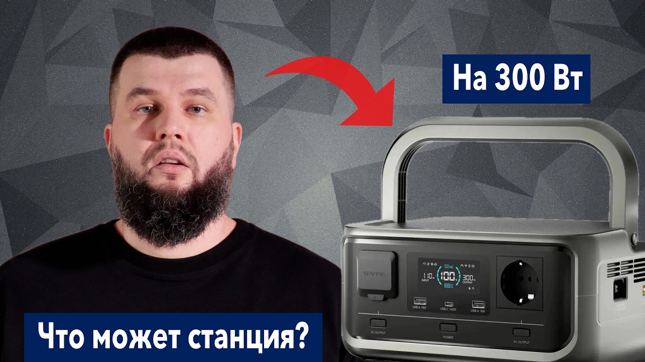 Обзор зарядной станции Allpowers Volix P300 смотреть онлайн