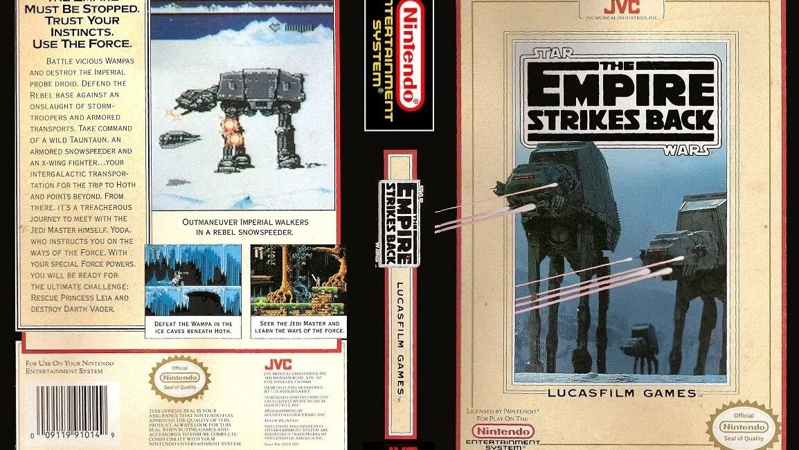 Star Wars The Empire Strikes Back (NES) смотреть онлайн