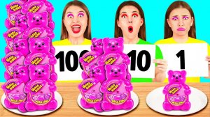 100 Слоев Еды Челлендж _ Вкусные Рецепты с Едой от TeenTeam Challenge