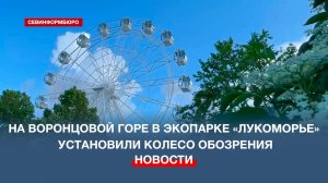 На Воронцовой горе в экопарке «Лукоморье» установили колесо обозрения