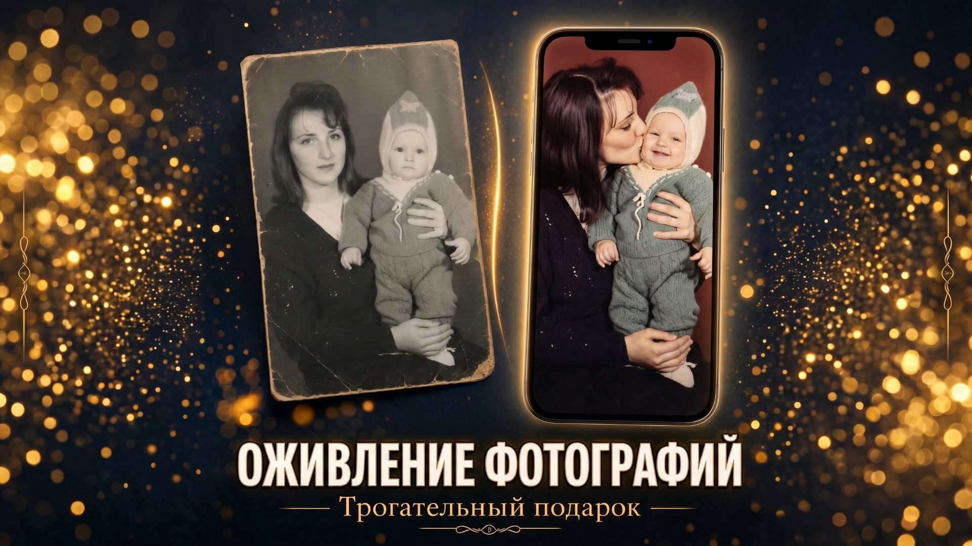 Оживляю старые семейные фото ✨ смотреть онлайн