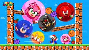 МАРИО ПРОТИВ СОНИК-АРБУЗОВ В ЛАБИРИНТЕ КАТАСТРОФ В SUPER MARIO BROS.
