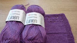 Тест пряжи Intense linen. Мои ощущения.