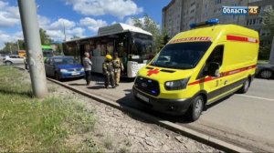В Рябково произошло столкновение пассажирского автобуса и пожарного автомобиля