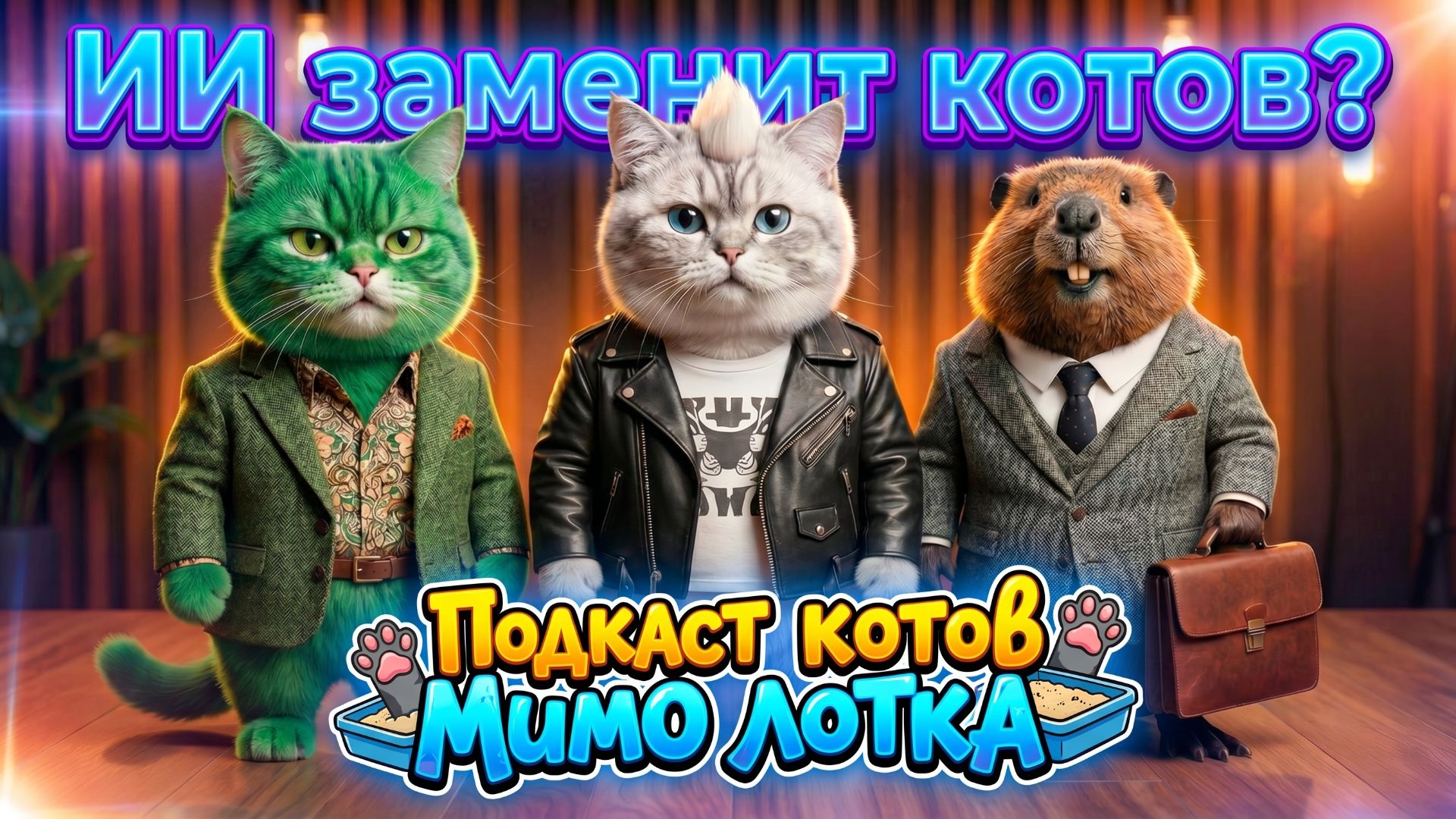 Восстание роботов отменяется! Почему ИИ никогда не заменит кота? Подкаст котов Мимо лотка #юмор #кот