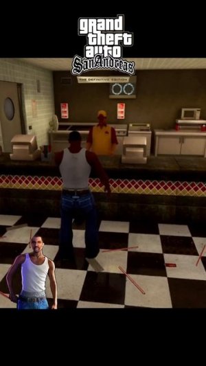 Gta sanandreas pizza shop #shorts #ytshorts #gtasanandreasdefinitiveedition #gtashorts #cj #yt