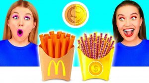 Дорогая vs Дешевая Шоколадная еда Челлендж _ Смешные Челленджи с Едой от 4Teen Challenge