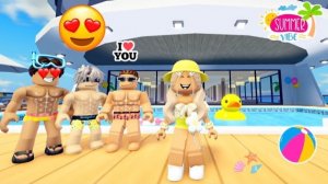 РОБЛОКС ПОПАЛА В КРУИЗ ТОЛЬКО ДЛЯ МАЛЬЧИКОВ В БРУКХЕЙВЕН РП🏡В ROBLOX