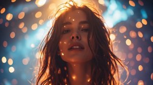 The gentle light of the lights