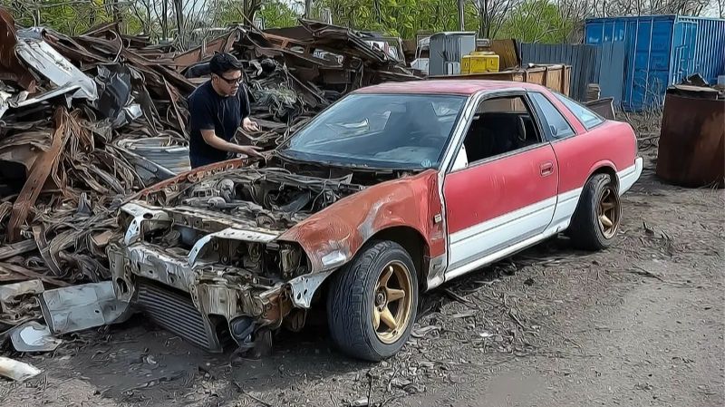 Реставрация японских спорткаров с нуля. Полный процесс восстановления классики JDM смотреть онлайн