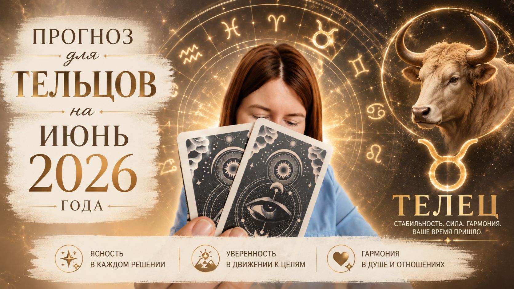 Прогноз для Тельцов на июнь 2026