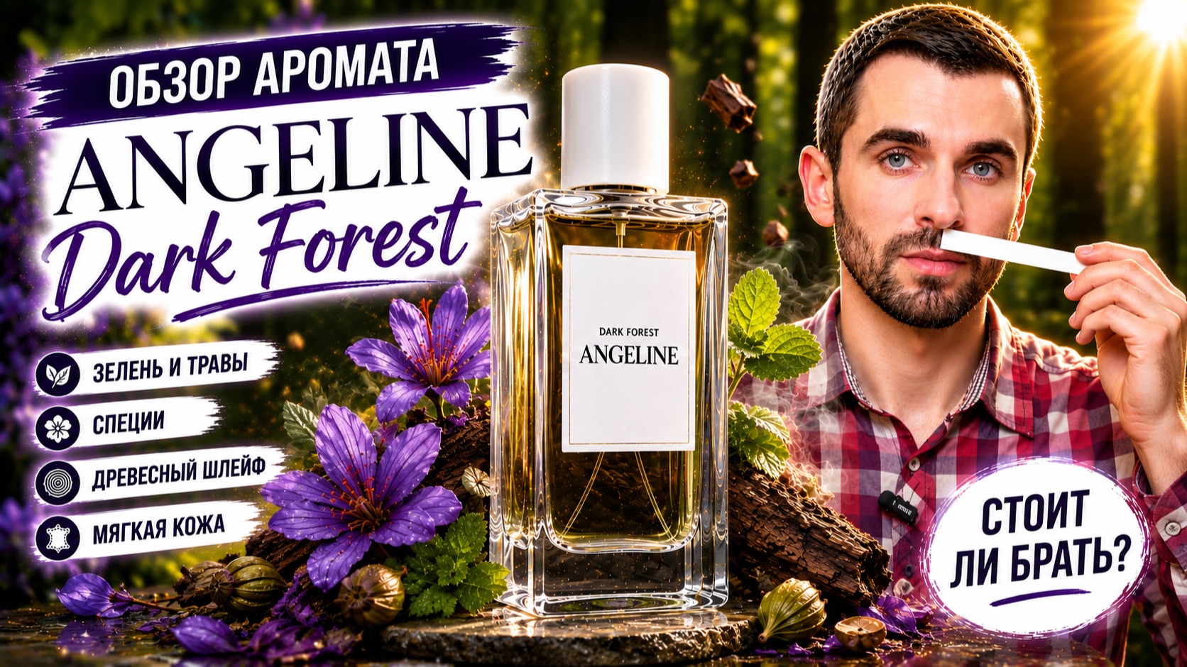 Древесный аромат с мистическим настроением | Обзор Аромата - ANGELINE Dark Forest смотреть онлайн