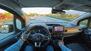 Тест-драйв RENAULT KANGOO E-Tech ELECTRIC 2024 года от первого лица в формате 4K