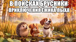 Приключения Ёжика Пыха. Как друзья за Брусникой ходили. Сказка для детей.
