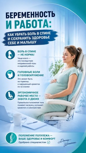Работа за компьютером во время беременности