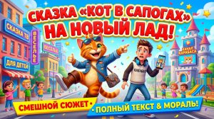 Сказка «Кот в сапогах» на новый лад: современная версия, смешной сюжет, полный текст и мораль