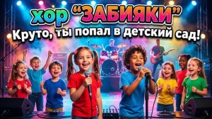 Новый детский хит! Хор «Забияки» Круто, ты попал в детский сад!