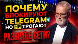 Сергей Михеев; Почему блокируют Telegram, но не трогают разврат в сети?