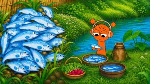 ЖАРЕНАЯ РЕЧНАЯ РЫБА И БАМБУК НА ПАРУ 🌿🐟 | OREN ГОТОВИТ И МУКБАНГ