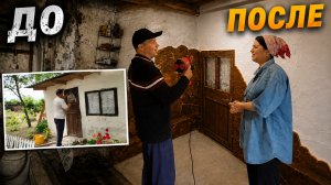 РЕМОНТ ДУША / ШИКАРНАЯ ОТДЕЛКА СТЕН / РЕМОНТ СТАРОГО ДОМА / СВОИМИ РУКАМИ / ДО ПОСЛЕ
