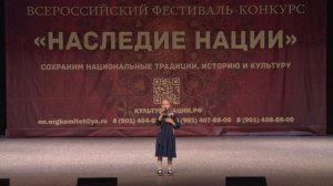 Вероника Ткаченко, номинация – Патриотическая песня, песня – «Калина»