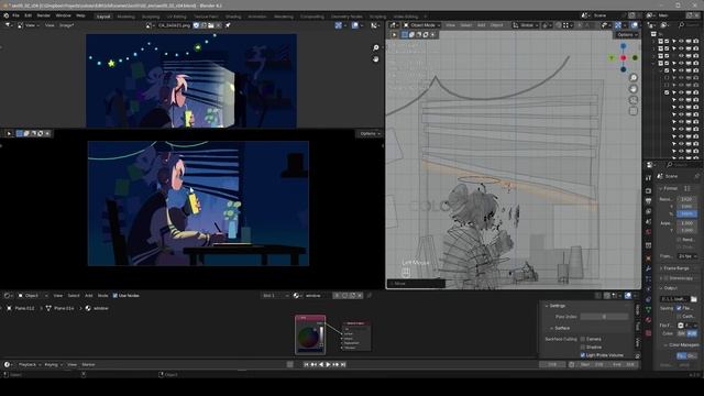 Coloso - A to Z of NPR Animation in Blender 37-3. Background Objects Effects Practice - 1 смотреть онлайн