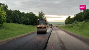 Ремонт трассы в Сергиевском районе Самарской области