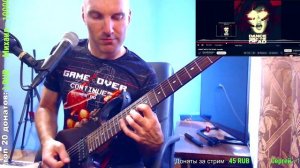 DANCE WITH THE DEAD - Invader (GUITAR improvisation)