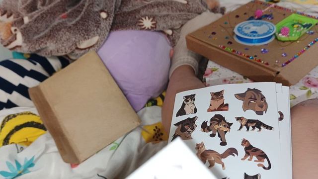 обзор наклеек✨