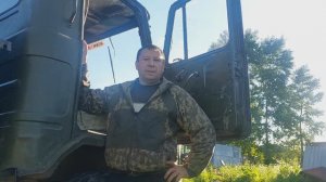 Запуск ГАЗ-66 после простоя, дрова!