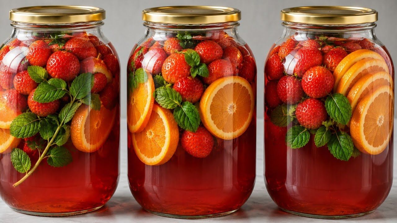 ПРОСТО ЗАЛИВАЮ КИПЯТКОМ. Закрываю по 50 банок! Невероятно вкусный МОХИТО КЛУБНИЧНЫЙ
