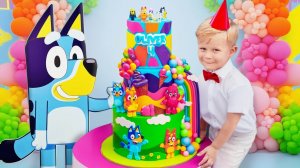 Оливеру 4 года! День Рождения в Стиле BLUEY
