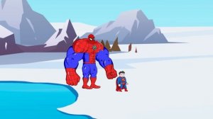 88. Rescue Team HULK & SPIDERMAN, SUPERMAN vs Huggy Wuggy,Mommy Long Leg, Catnap(Poppy Playtime) -FU