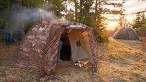 5 Дней с батей в тайге. Селезни добыты, охота закрыта. Вышел лось. 3Ч