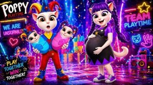 🎵🔥 My Talking Angela 2 | Poppy Playtime 5 | Pregnant LILY VS PROTOTYPE And His Children Cosplay ✨