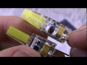 Светодиодная лампа G4 12V AC/DC c COB диодом в силиконовой оболочке