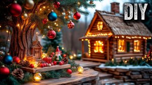 🎄НОВОГОДНИЕ ПОДЕЛКИ СВОИМИ РУКАМИ. НОВОГОДНЯЯ КОМПОЗИЦИЯ. Новогодний декор 2026 DIY Christmas crafts