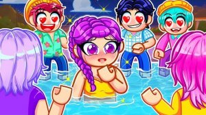 ПЯТЕРО КРАСИВЫХ ПАРНЕЙ САДЖА ВЛЮБИЛИСЬ В РУМИ в Роблоксе! 😳💘 / Kpop Охотники на демонов