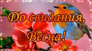 Пока,весна! Привет лето. Роскошная музыкальная открытка.