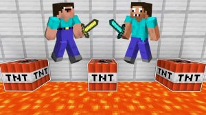 НУБ И ПРО ПРОХОДЯТ ПАРКУР ИЗ ЛАВЫ МАЙНКРАФТ ! НУБИК ПРОТИВ ТРОЛЛИНГ ЛОВУШКА MINECRAFT Мультик