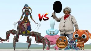 НОВЫЙ ПРОТОТИП ПРОТИВ НОВОГО ОМЛЕТ-МЕНА И ВСЕХ ТЁМНЫХ ДРУЗЕЙ НА 1 ЭТАЖЕ В GARRY’S MOD
