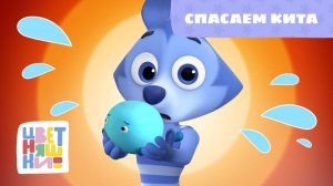 Спасаем кита | Цветняшки! Песни | песенка про помощь и море для детей